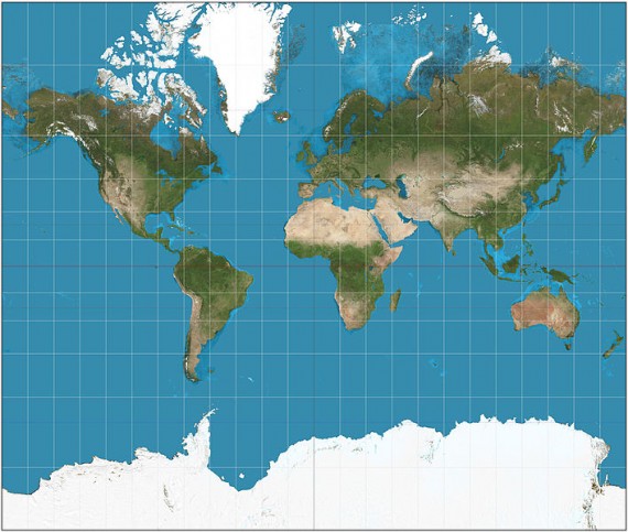 The Gerardus Mercator’s projection was made for marine navigation.